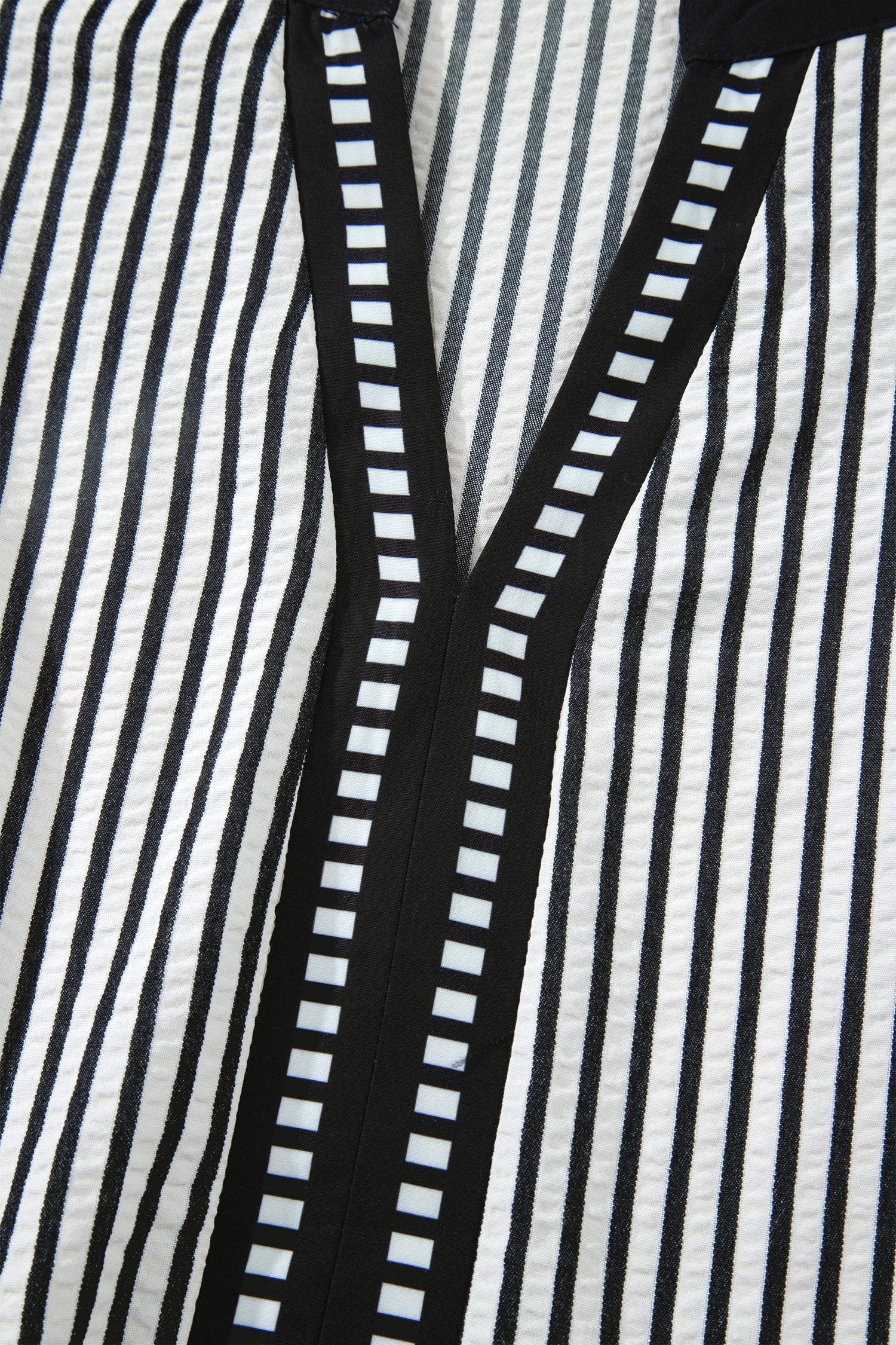 Plus Size Stripe Flutter Sleeve V-Neck Maxi Dress