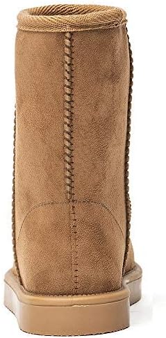 Women's Waterproof Rubber Snow Boots with Non-Slip Sole