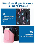 Mens Swim Trunks Compression Liner Quick Dry Zipper Pockets - VacationGrabs