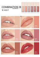 Women's Personal Care - Beauty 6PCS Hydrating Lip Gloss Neutral Nude Nourishing Glossy Lipgloss
