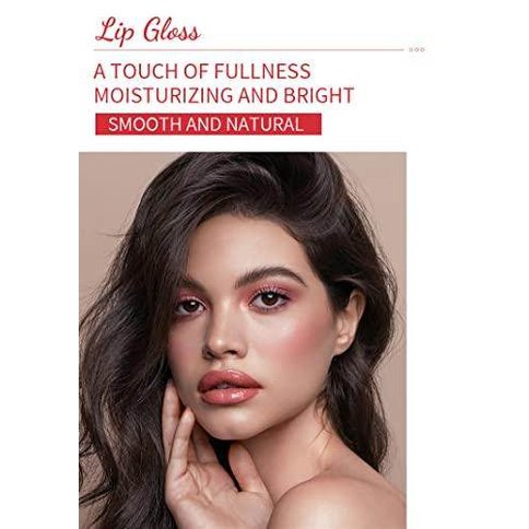 6PCS Hydrating Lip Gloss Neutral Nude Nourishing Glossy - VacationGrabs