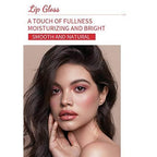 6PCS Hydrating Lip Gloss Neutral Nude Nourishing Glossy - VacationGrabs