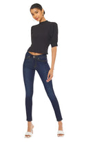 Women's JeansMid Rise Basic Super Skinny Jeans - VacationGrabs