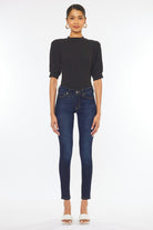 Women's JeansMid Rise Basic Super Skinny Jeans - VacationGrabs