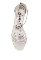 Mejuri Rhinestones And Pearl Embellished Sandals - VacationGrabs