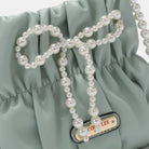 Wallets, Handbags & Accessories Pearl Bow Chain Strap Purse