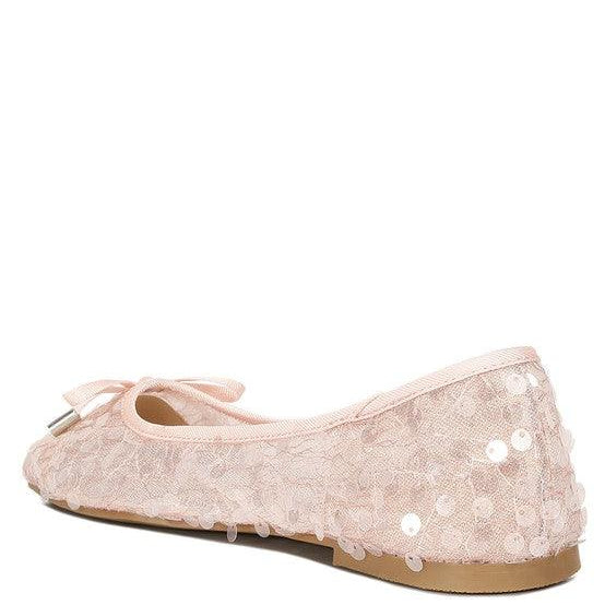 Women's Shoes - Flats Sequin Embellished Sheer Ballet Flats