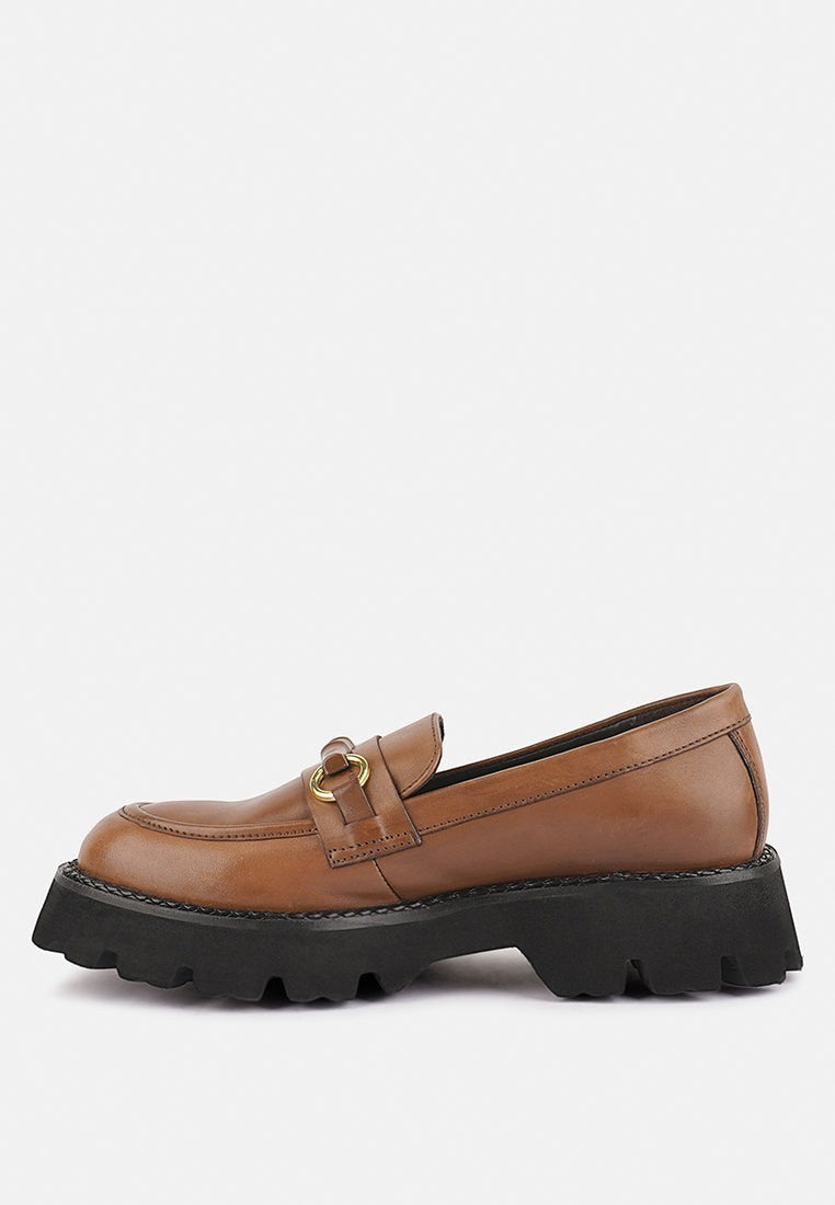 Mocassins en cuir épais Cheviot