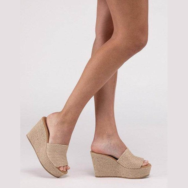 Bounty Wedge Platform Heels - VacationGrabs