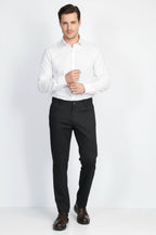 5 Pockets Cotton Black Men Pants – styled view