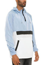 Color Block Anorak Jacket Pullover Windbreaker - VacationGrabs