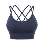 Sport Bras Padded Cross Cropped Bras for Yoga Fitness