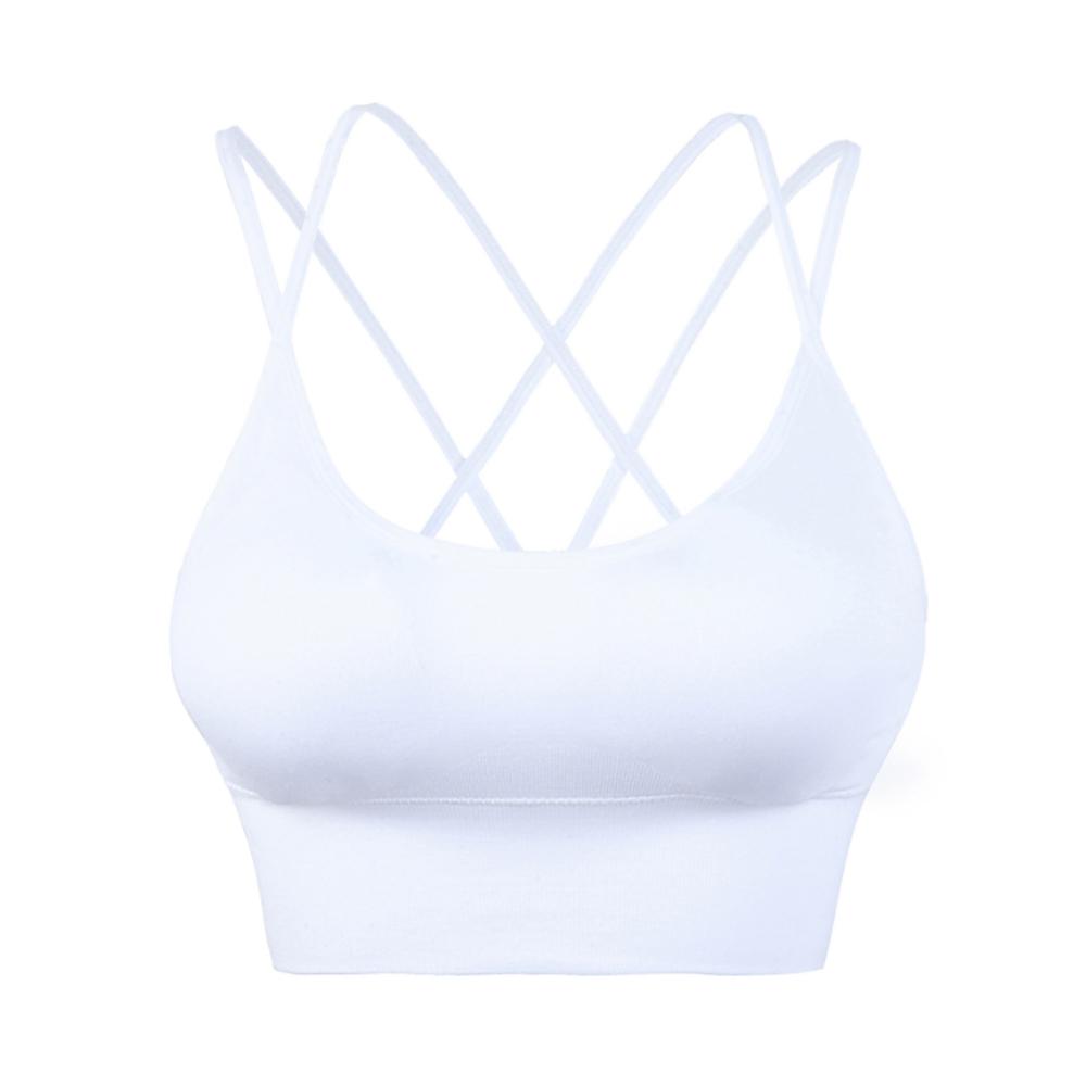 Sport Bras Padded Cross Cropped Bras for Yoga Fitness