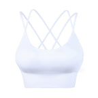 Sport Bras Padded Cross Cropped Bras for Yoga Fitness