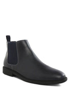 Fraser Men's Faux Leather Chelsea Boots - VacationGrabs