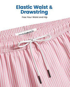 Mens Swim Trunks Compression Liner Quick Dry Zipper Pockets - VacationGrabs