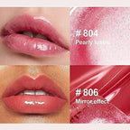 6PCS Hydrating Lip Gloss Neutral Nude Nourishing Glossy - VacationGrabs