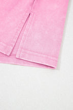 Solid Mineral Wash Short Sleeve T-Shirt