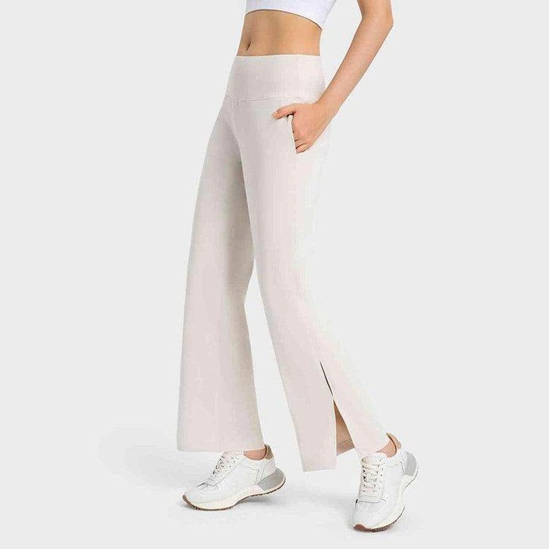 Slit Sport Pants - VacationGrabs