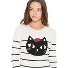 Cute Cat Face Jacquard Sweater Pull Over