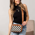 Jessie Mixed Media Camera Crossbody Bag