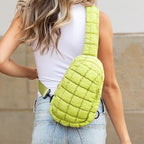 Skyler Quilted Puffer Sling