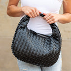 Paige Woven Handbag