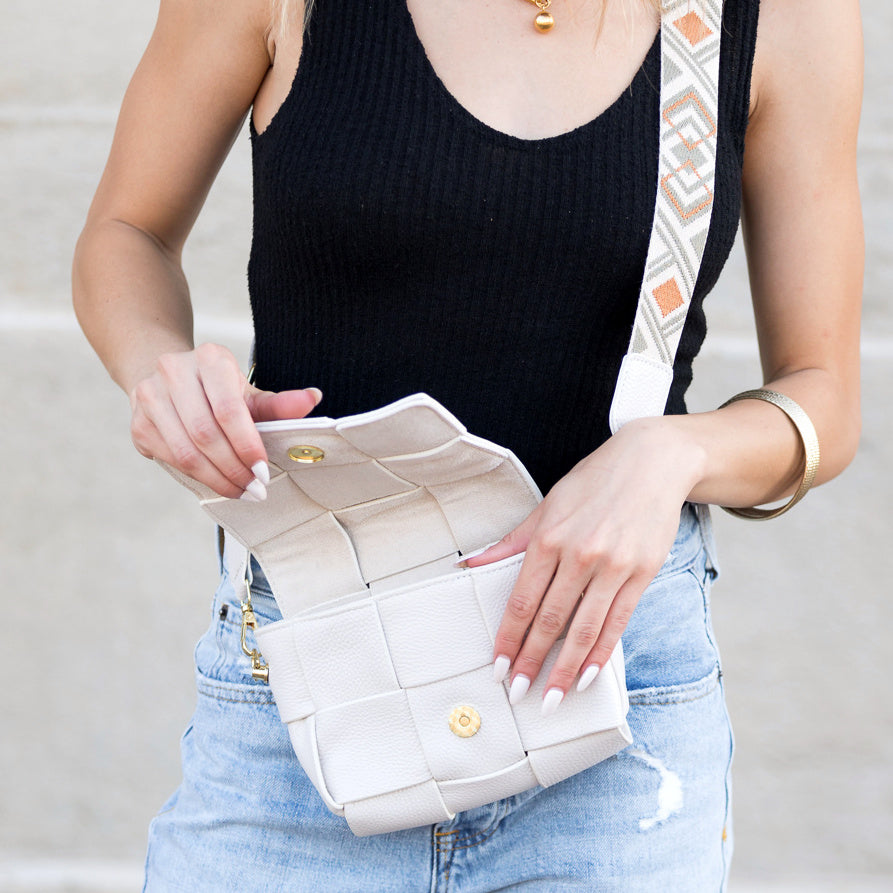 Margot Foldover Leather Crossbody