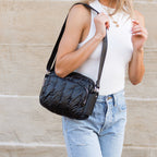 River Metallic Puffer Crossbody