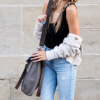 Colorblock Messenger Bag