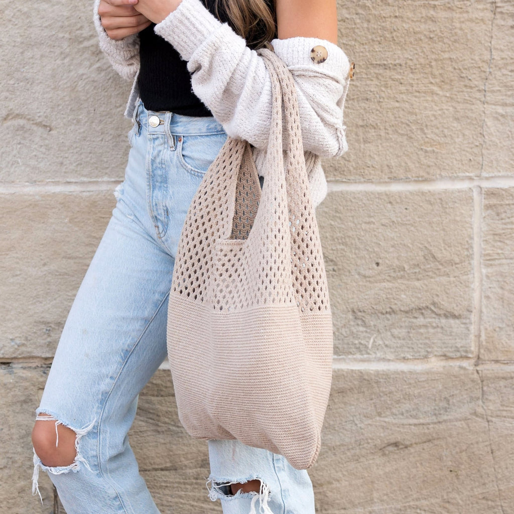 Soft Knit Hobo Shoulder Bag