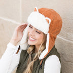 Kitten Ear Trapper Hat