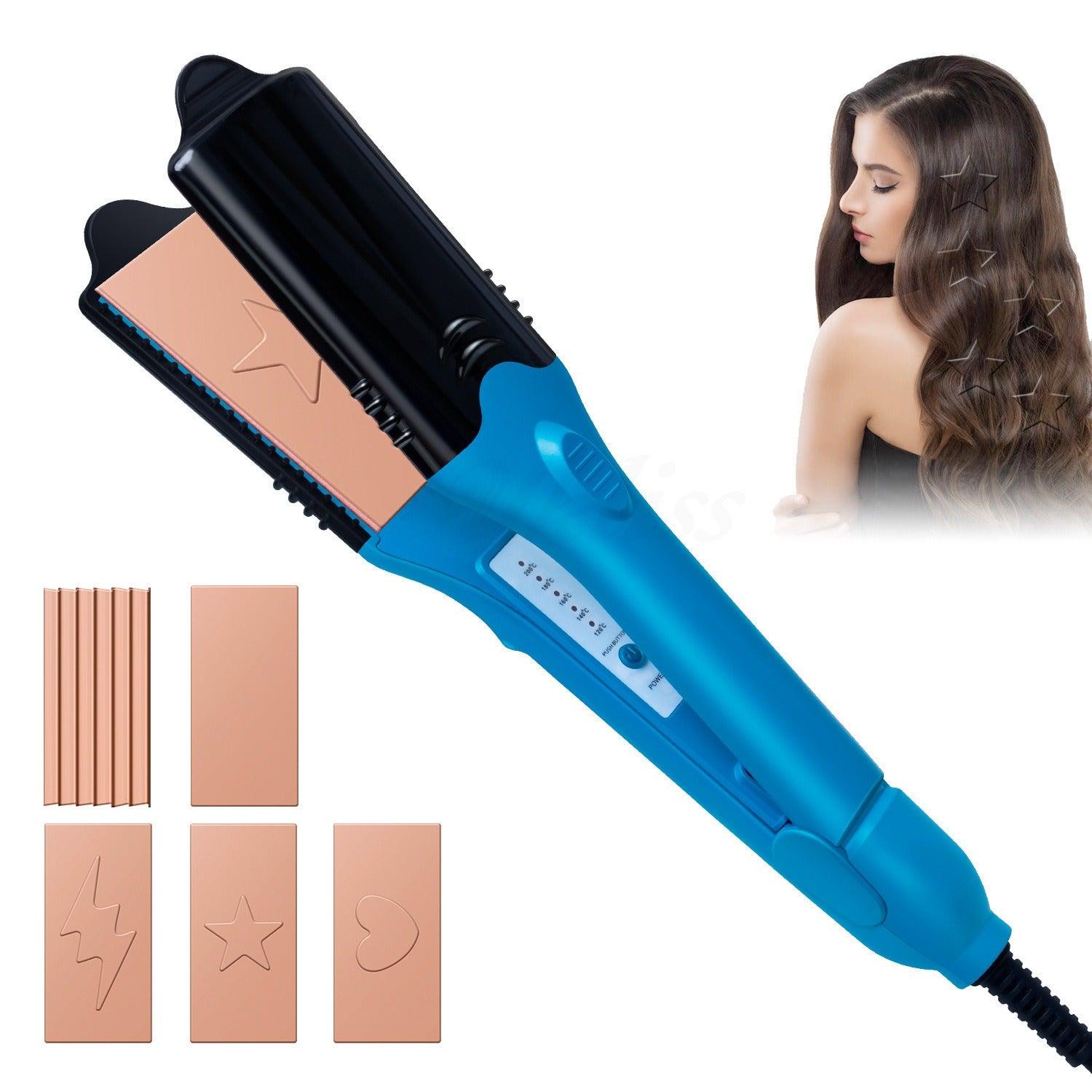 Women's Personal Care - Hair Hair Straightener Electric Hair Crimper 3D Hair Press Iron