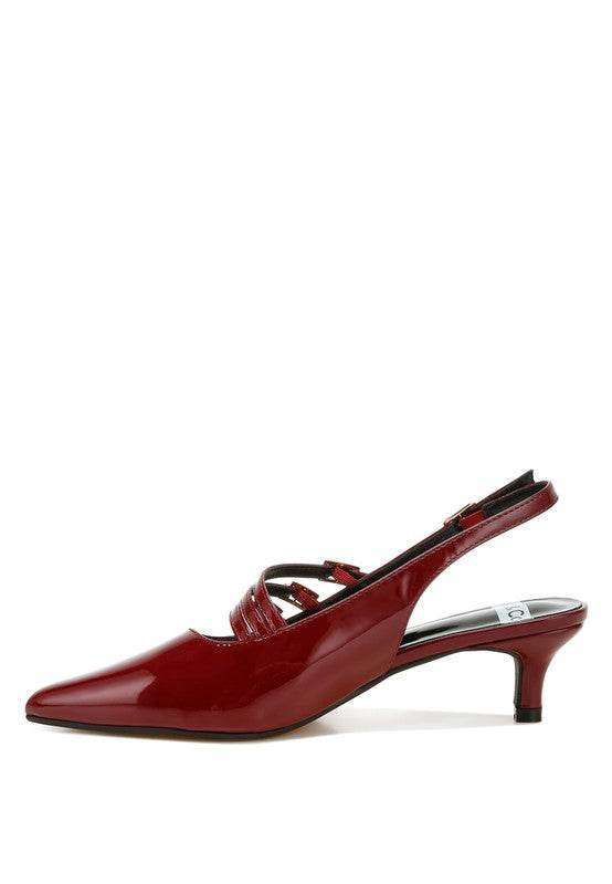 Kanebei Triple Strap Slingback Sandals - VacationGrabs