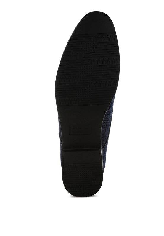 Zapier Men's Denim Oxford Shoes - VacationGrabs