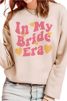 Women's Sweatshirts & HoodiesPlus Size - In My Bride Era Graphic Sweatshirt - VacationGrabs