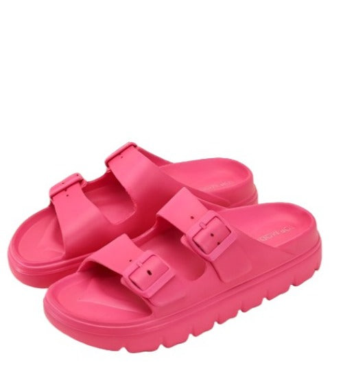 Women's Shoes - Sandals Buckle Strap Slides Sandals