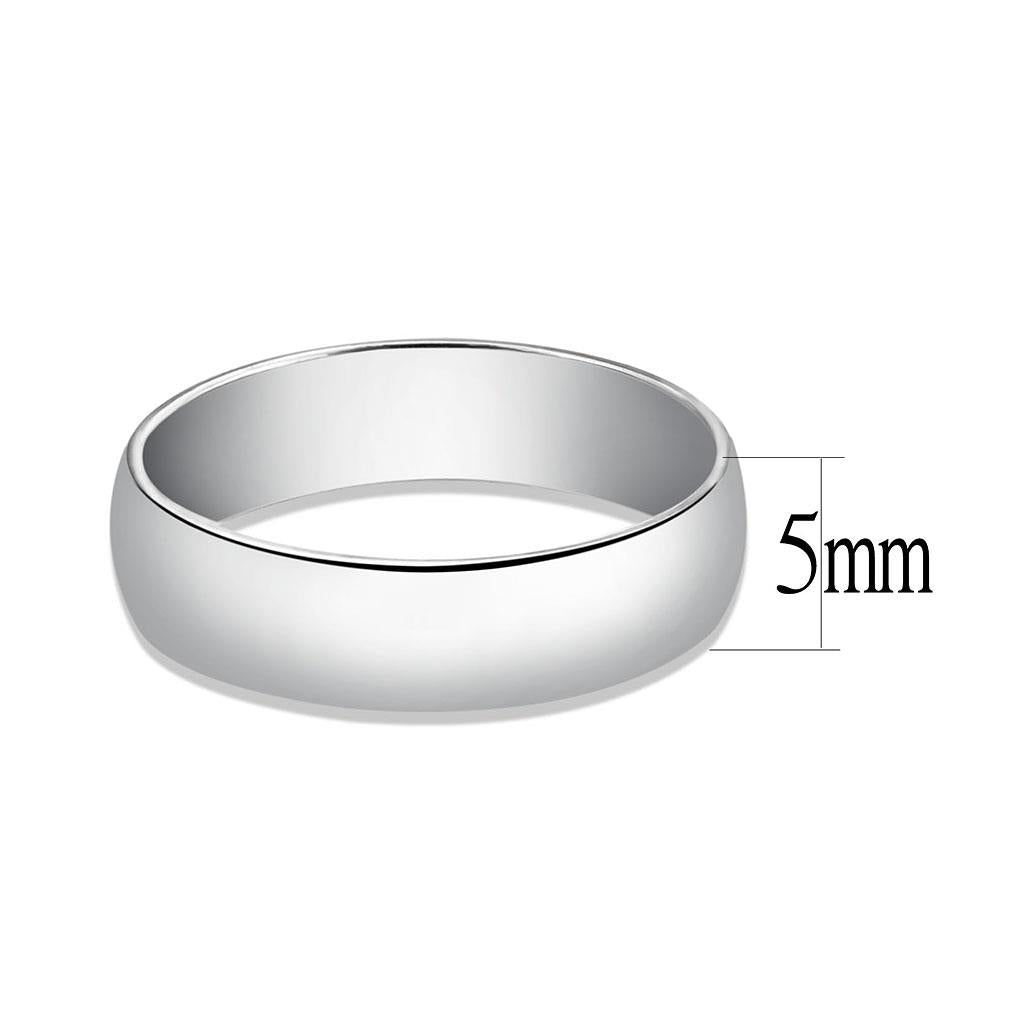 VacationGrabs Women's 5mm Silver Ring, perfect gift jewelry for special occasions