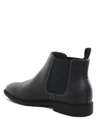 Fraser Men's Faux Leather Chelsea Boots - VacationGrabs