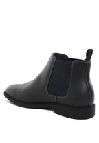 Fraser Men's Faux Leather Chelsea Boots - VacationGrabs
