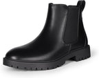 Women's Slip-On Chelsea Ankle Boots with Elastic Sides