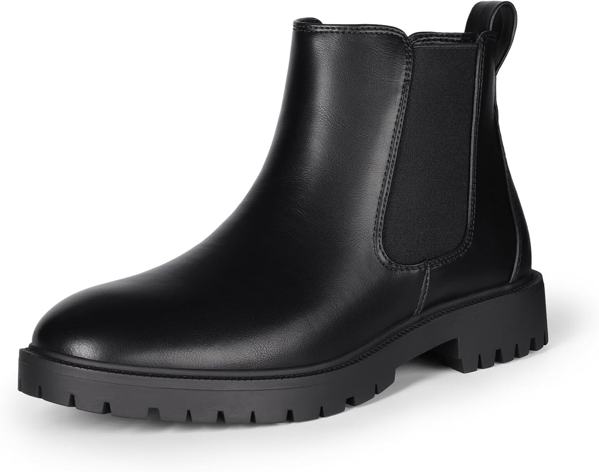 Women's Slip-On Chelsea Ankle Boots with Elastic Sides