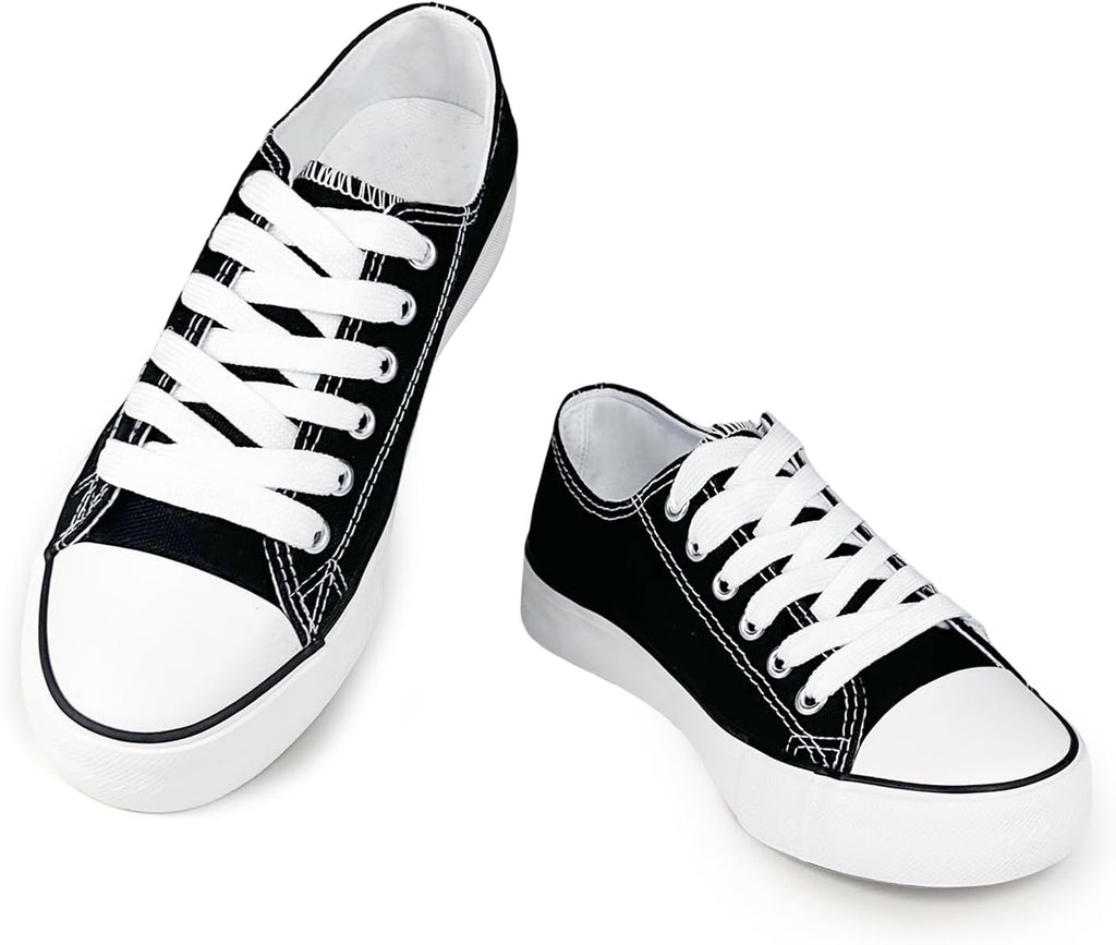 Unisex Canvas Low Top Sneakers for Women and Men