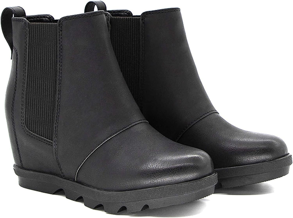 Women's Chelsea Wedge Ankle Boots with Hidden 2.55" Heel