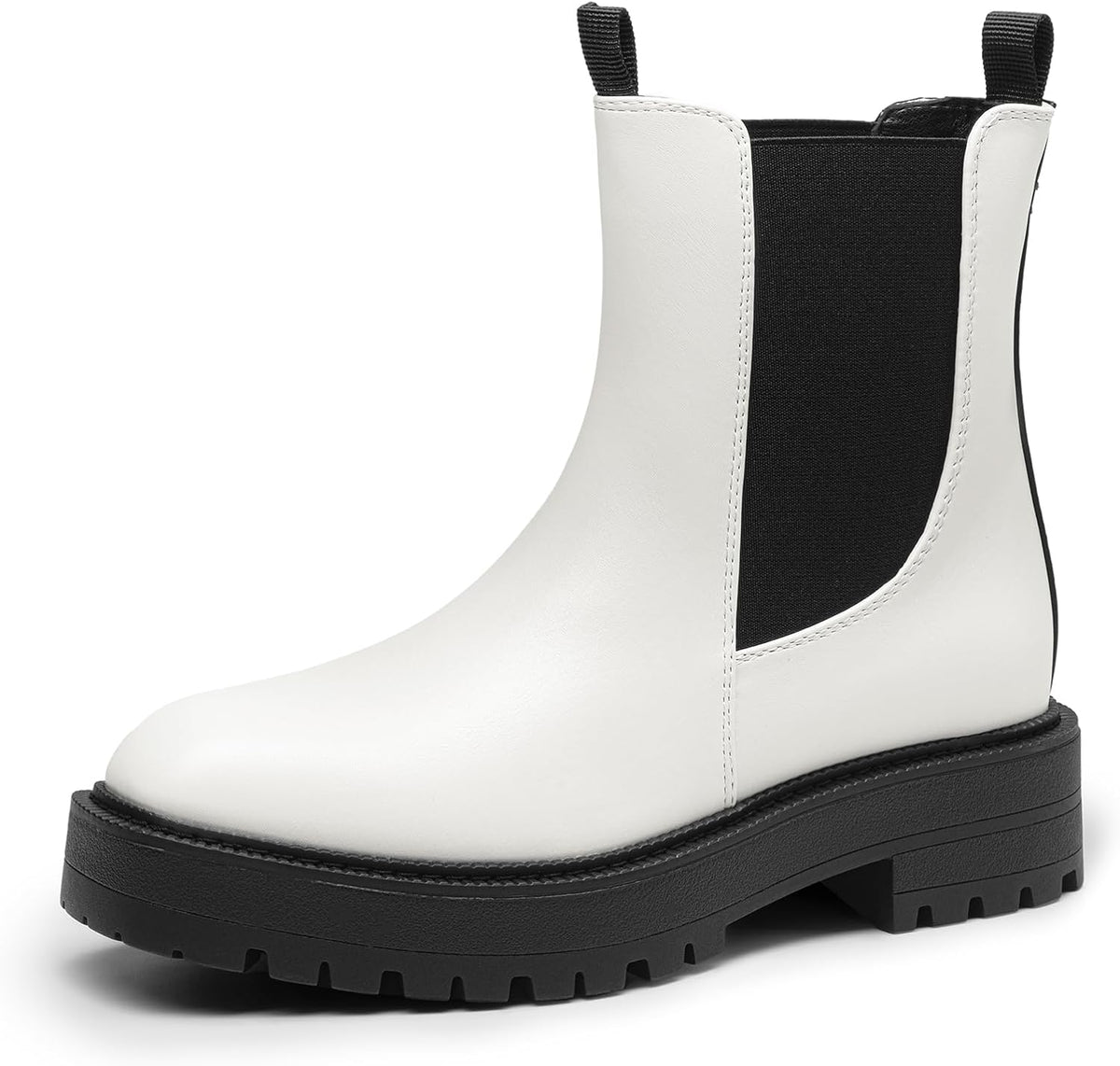 Women's Chunky Heel Chelsea Ankle Boots, Slip-On Booties