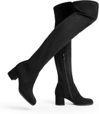 Women's Over-the-Knee Thigh High Block Heel Boots