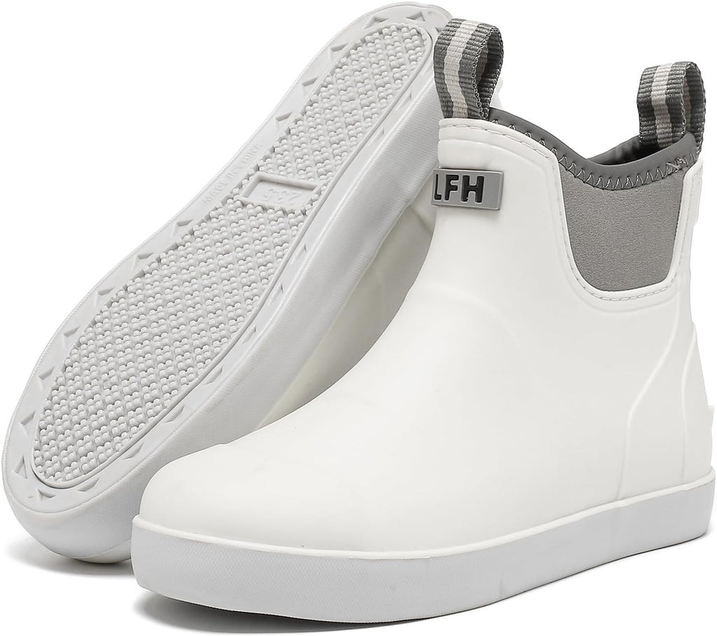 Women's Waterproof Ankle Deck Boots for Fishing & Garden
