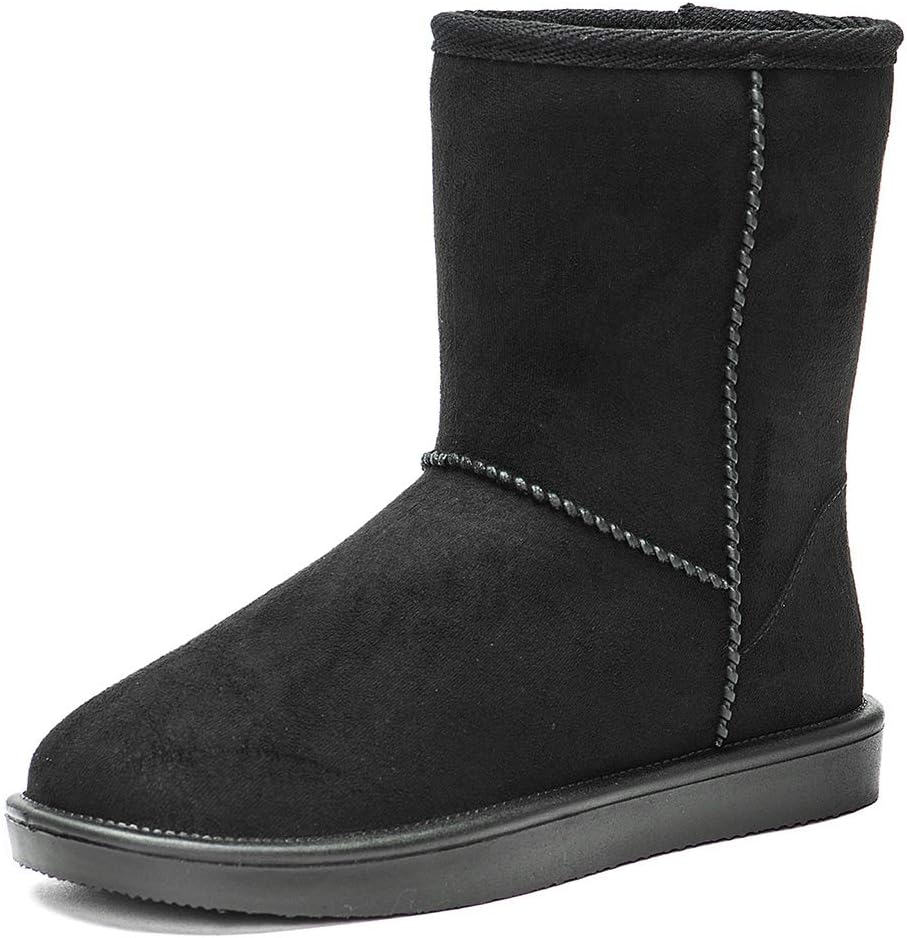 Women's Waterproof Rubber Snow Boots with Non-Slip Sole