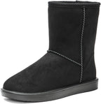 Women's Waterproof Rubber Snow Boots with Non-Slip Sole