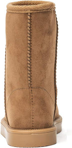 Women's Waterproof Rubber Snow Boots with Non-Slip Sole